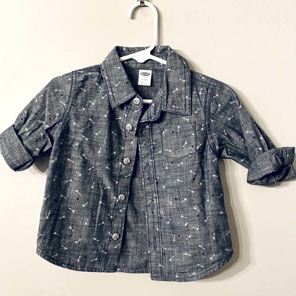 Print button top for baby